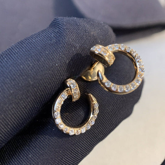 ¡®Moco¡¯JUSTE EARRINGS GOLD DIAMONDS