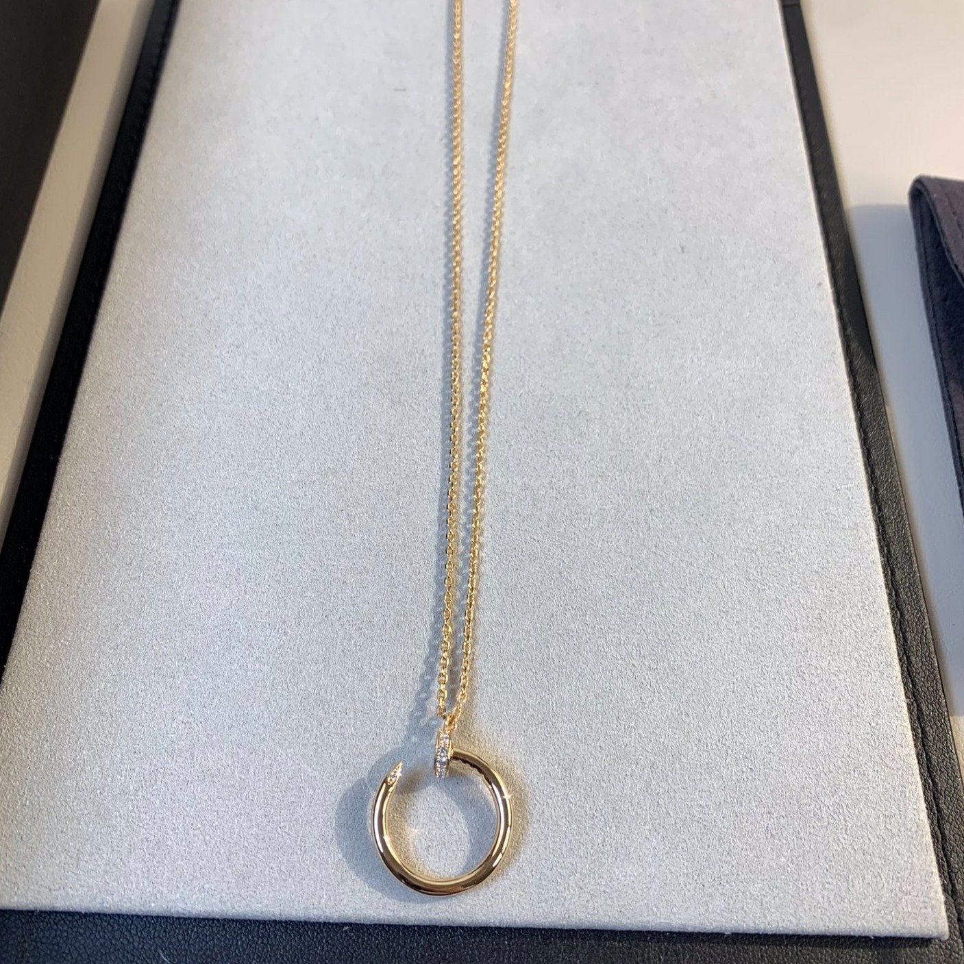 ¡®Moco¡¯JUSTE NECKLACE PINK GOLD