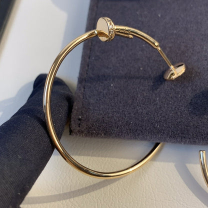 ¡®Moco¡¯JUSTE EARRINGS GOLD DIAMONDS 1.8MM