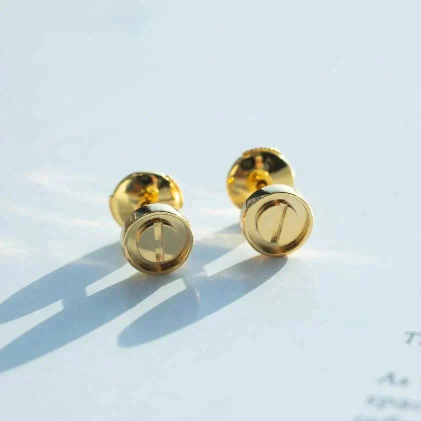 ¡®Moco¡¯LOVE EARRINGS GOLD 10MM