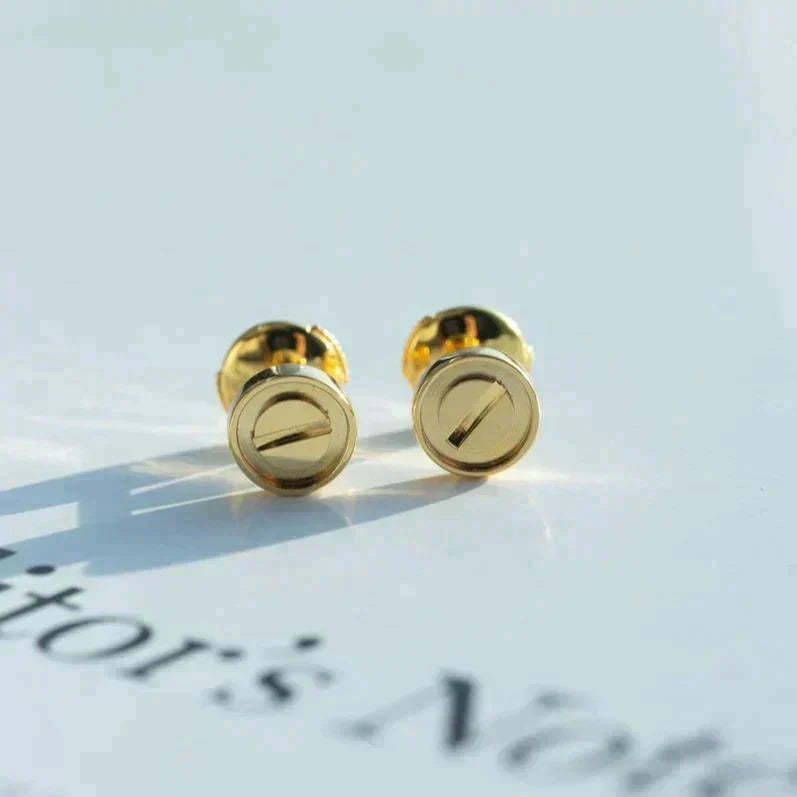 ¡®Moco¡¯LOVE EARRINGS GOLD 10MM
