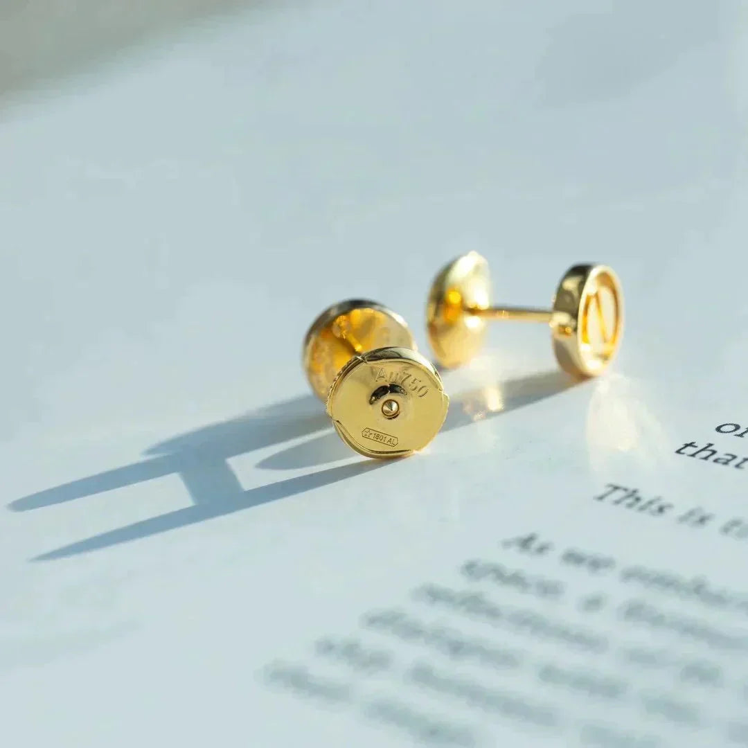 ¡®Moco¡¯LOVE EARRINGS GOLD 10MM