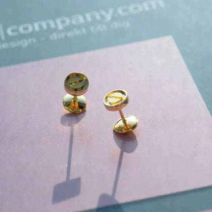¡®Moco¡¯LOVE EARRINGS GOLD 10MM