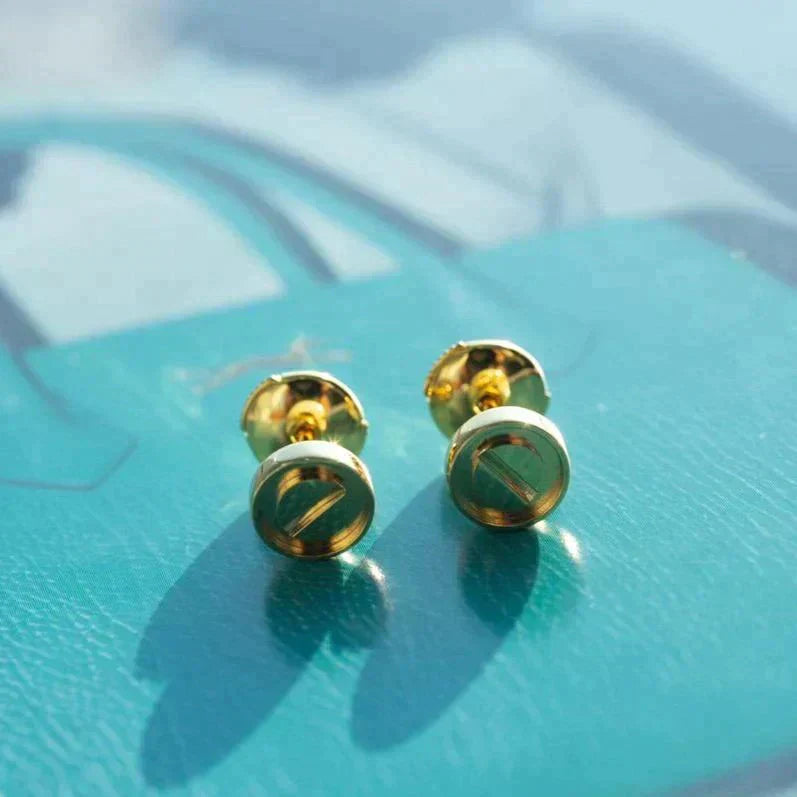 ¡®Moco¡¯LOVE EARRINGS GOLD 10MM