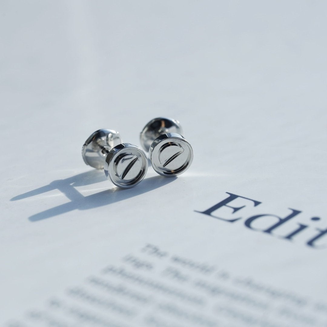 ¡®Moco¡¯LOVE EARRINGS SILVER 10MM