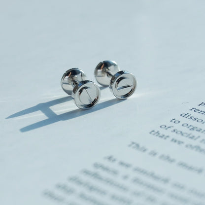 ¡®Moco¡¯LOVE EARRINGS SILVER 10MM