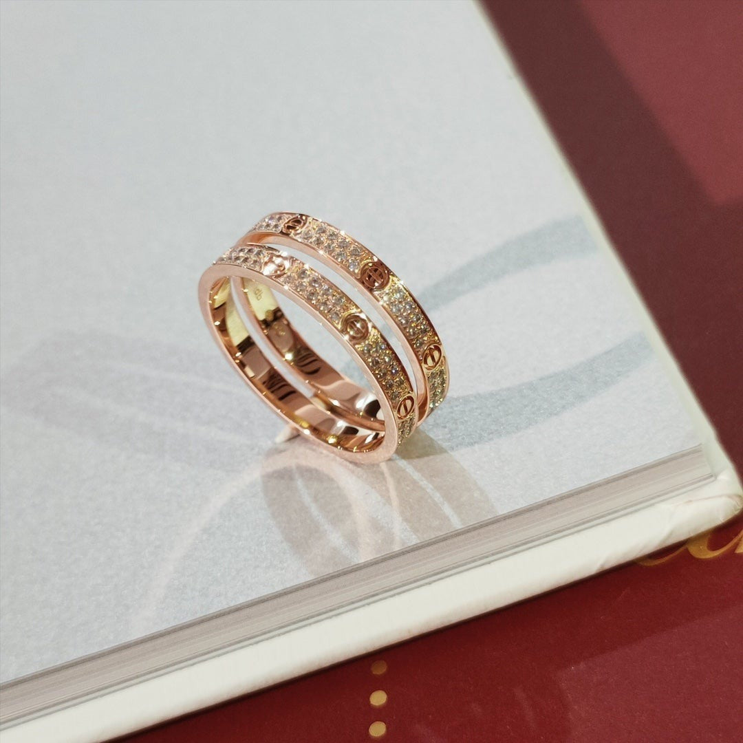 ¡®Moco¡¯LOVE RING 2.65MM DIAMOND