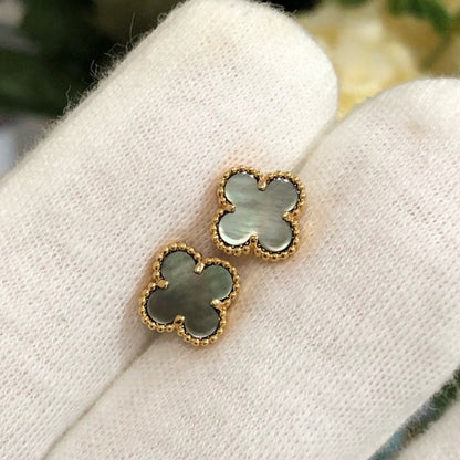 ¡®Moco¡¯CLOVER MINI GOLD EARRINGS