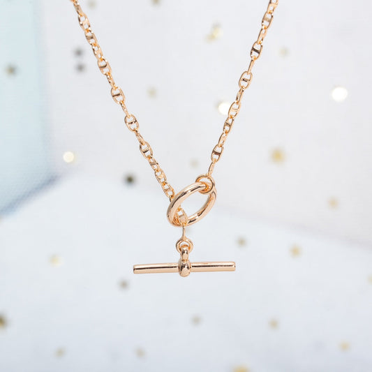 ¡®Moco¡¯ECHAPPEE NECKLACE PINK GOLD