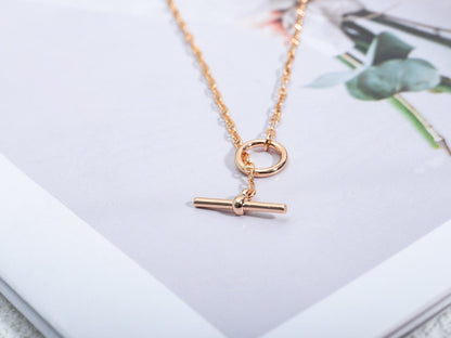 ¡®Moco¡¯ECHAPPEE NECKLACE PINK GOLD