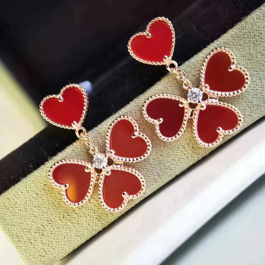 ¡®Moco¡¯SWEET CLOVER CARNELIAN EARRINGS