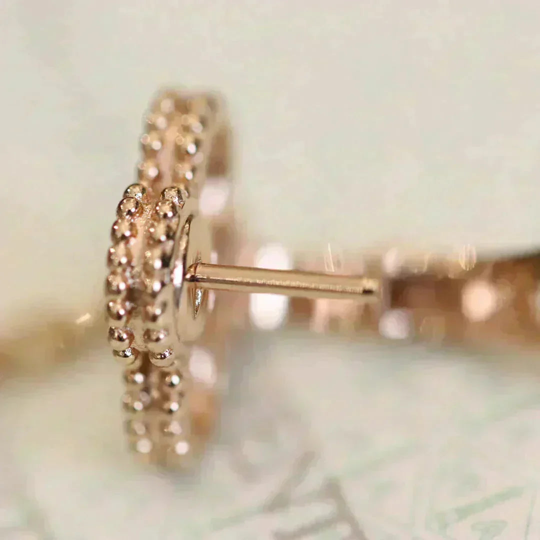 ¡®Moco¡¯CLOVER MEDIUM 1 MOTIFS FUll DIAMOND EARRINGS