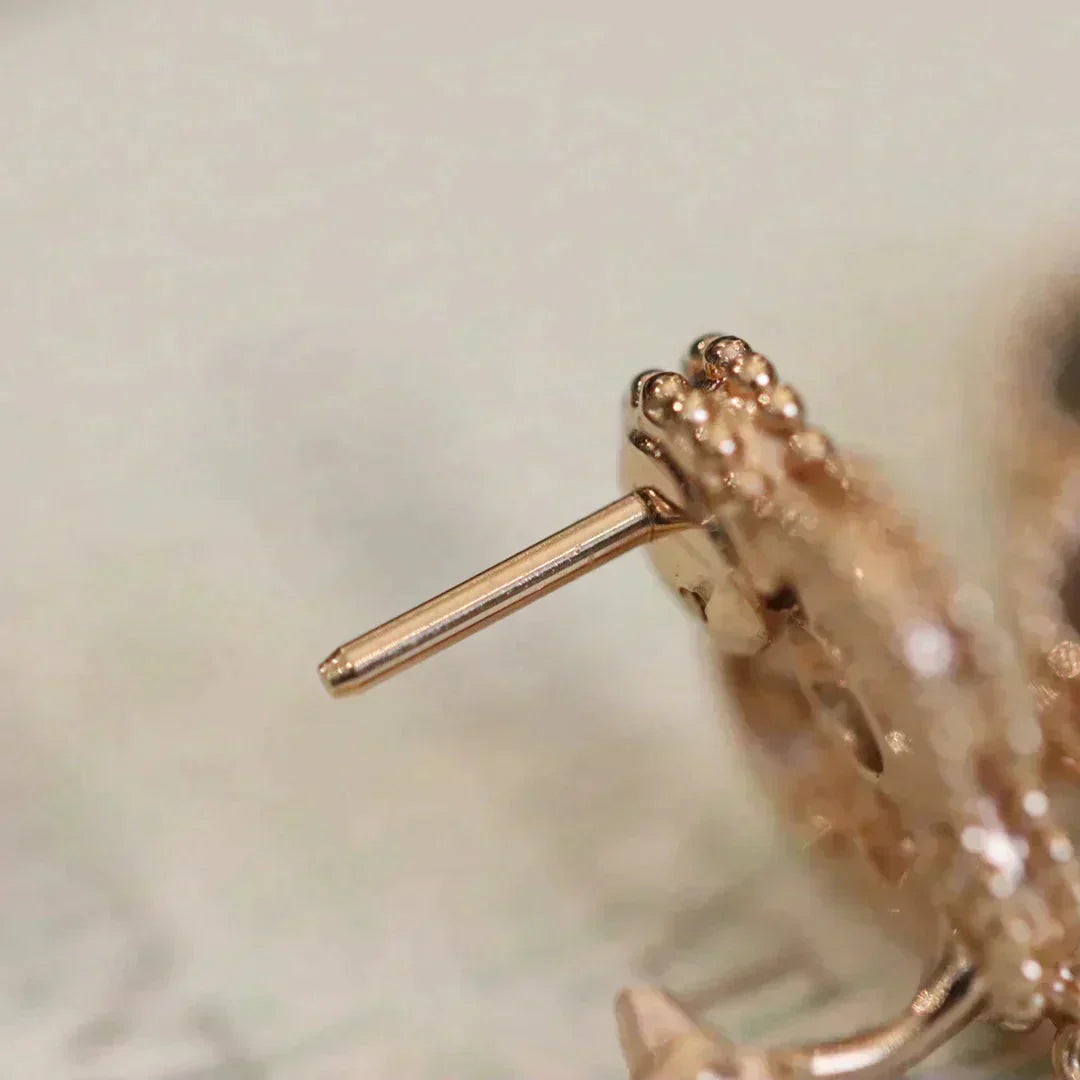 ¡®Moco¡¯CLOVER MEDIUM 1 MOTIFS FUll DIAMOND EARRINGS