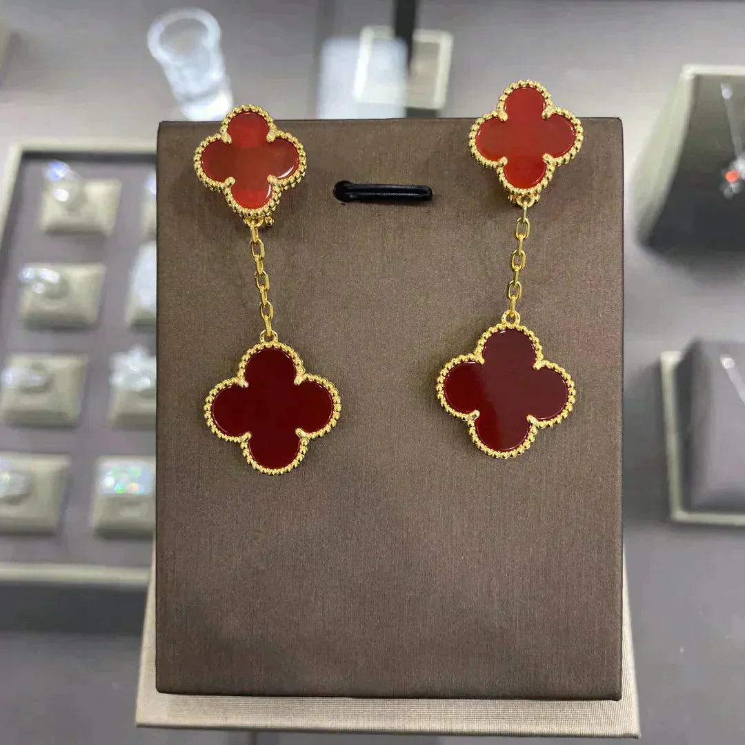 ¡®Moco¡¯CLOVER 2 MOTIFS  EARRINGS (MULTIPLE CHOICESC