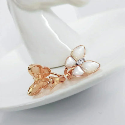 ¡®Moco¡¯BUTTERFLY MOP DIAMOND EARRINGS
