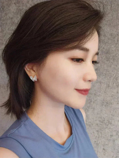 ¡®Moco¡¯BUTTERFLY MOP DIAMOND EARRINGS