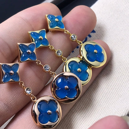 ¡®Moco¡¯STAR AND SUN AGATE DIAMOND EARRINGS