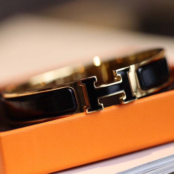 ¡®Moco¡¯H BRACELET 12MM GOLD