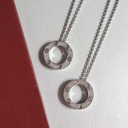 ¡®Moco¡¯LOVE NECKLACE ADJUSTABLE SILVER