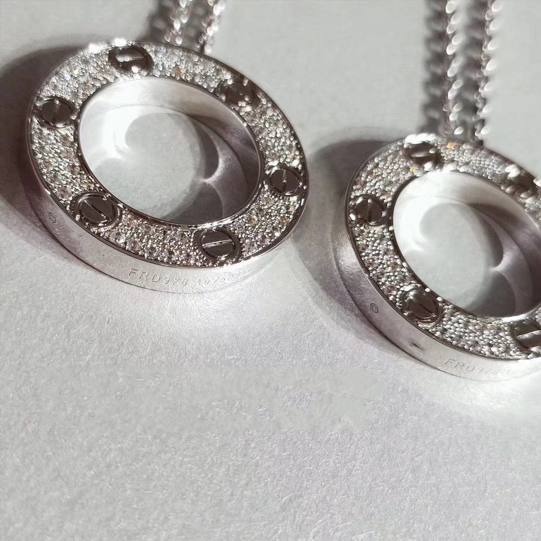 ¡®Moco¡¯LOVE NECKLACE ADJUSTABLE SILVER