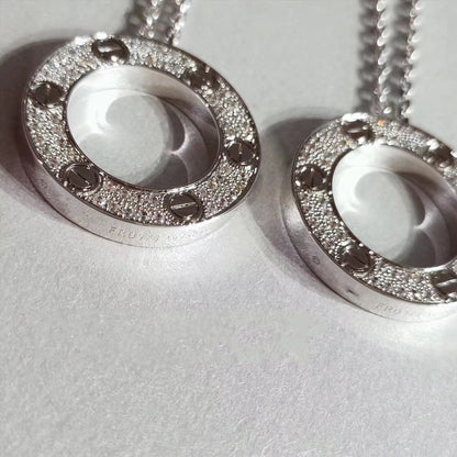 ¡®Moco¡¯LOVE NECKLACE ADJUSTABLE SILVER