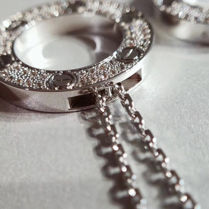 ¡®Moco¡¯LOVE NECKLACE ADJUSTABLE SILVER