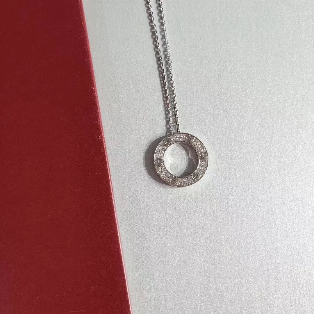 ¡®Moco¡¯LOVE NECKLACE ADJUSTABLE SILVER