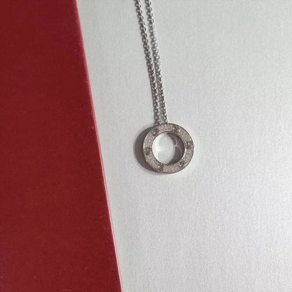 ¡®Moco¡¯LOVE NECKLACE ADJUSTABLE SILVER