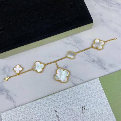 ¡®Moco¡¯MAGIC CLOVER MOP GOLD BRACELET 5 MOTIFS