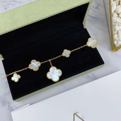 ¡®Moco¡¯MAGIC CLOVER MOP GOLD BRACELET 5 MOTIFS