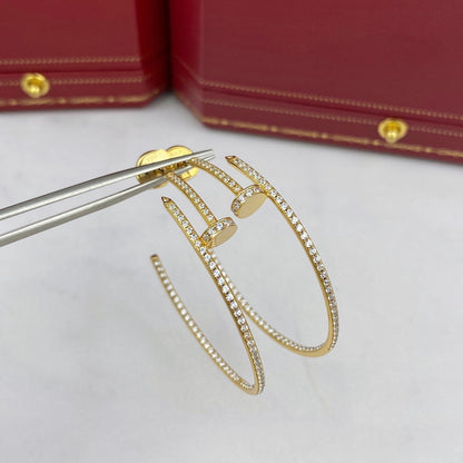¡®Moco¡¯JUSTE EARRINGS FULL DIAMONDS 1.8MM