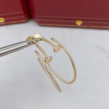 ¡®Moco¡¯JUSTE EARRINGS FULL DIAMONDS 1.8MM