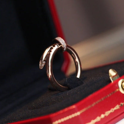 ¡®Moco¡¯JUSTE RING 2.65MM PINK GOLD DIAMOND