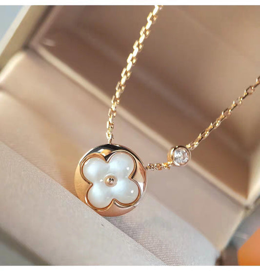¡®Moco¡¯SUN MOP GOLD 1 DIAMOND NECKLACE
