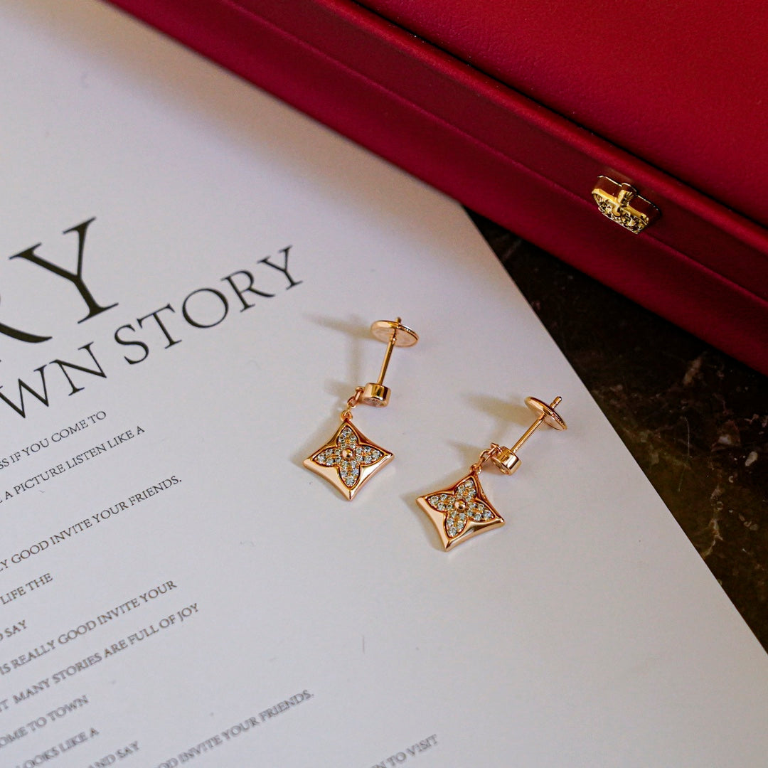 ¡®Moco¡¯STAR DIAMONDS EARRINGS GOLD