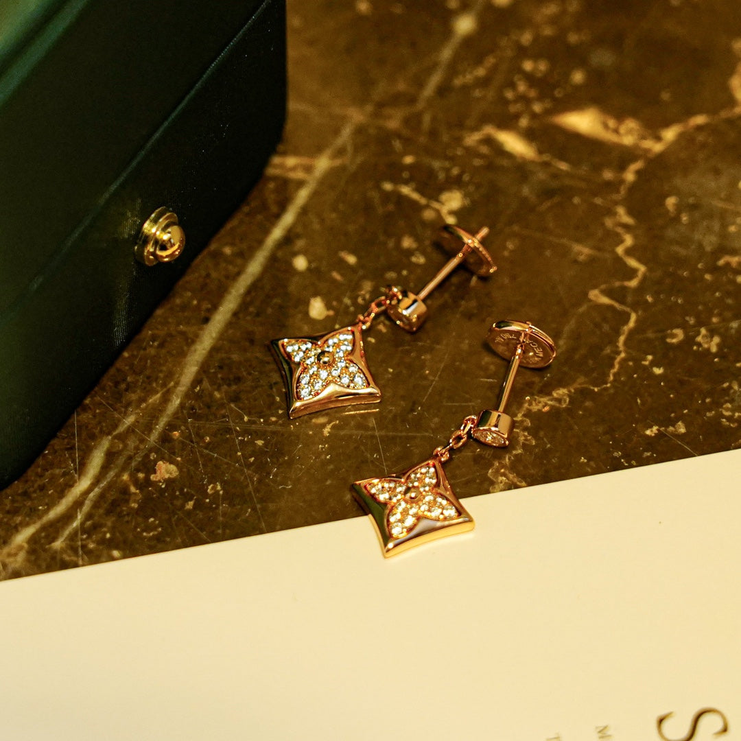 ¡®Moco¡¯STAR DIAMONDS EARRINGS GOLD