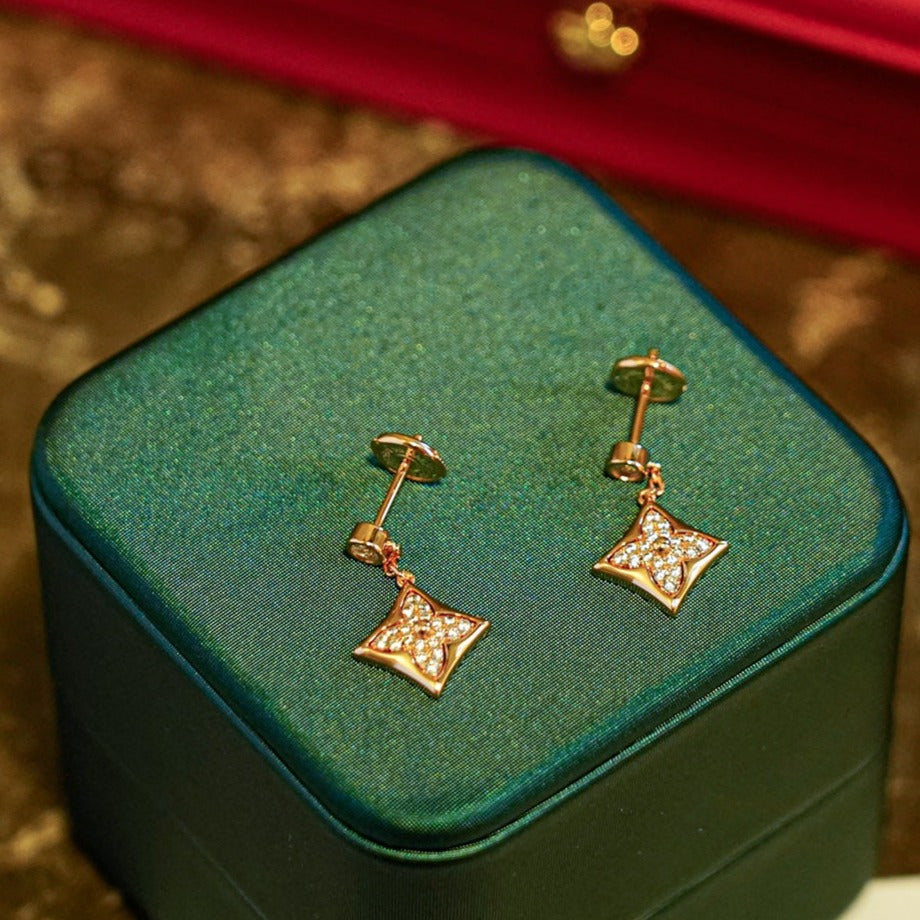 ¡®Moco¡¯STAR DIAMONDS EARRINGS GOLD