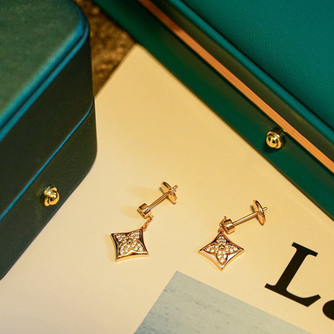 ¡®Moco¡¯STAR DIAMONDS EARRINGS GOLD