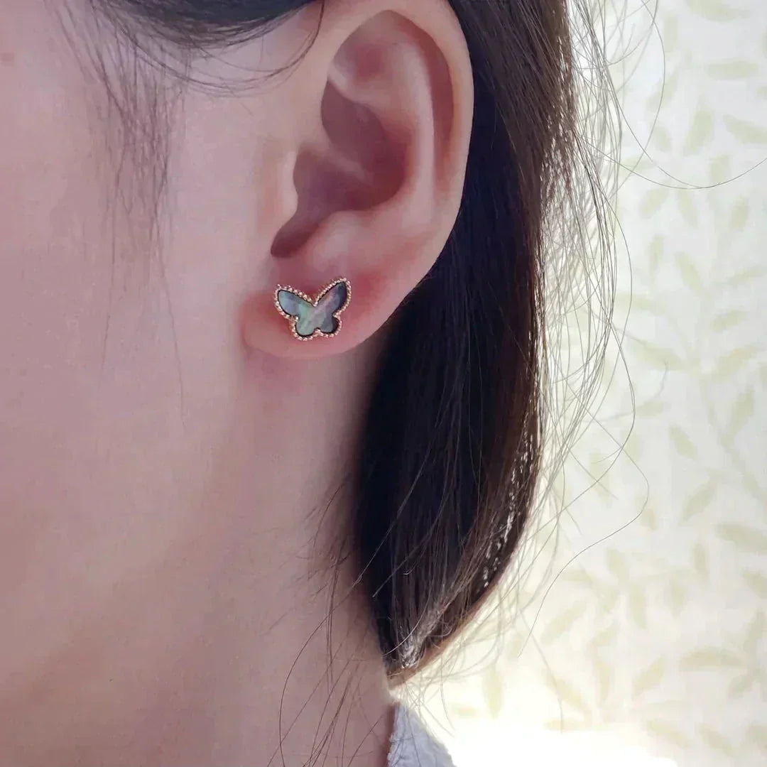 ¡®Moco¡¯BUTTERFLY DARK MOP  EARRINGS