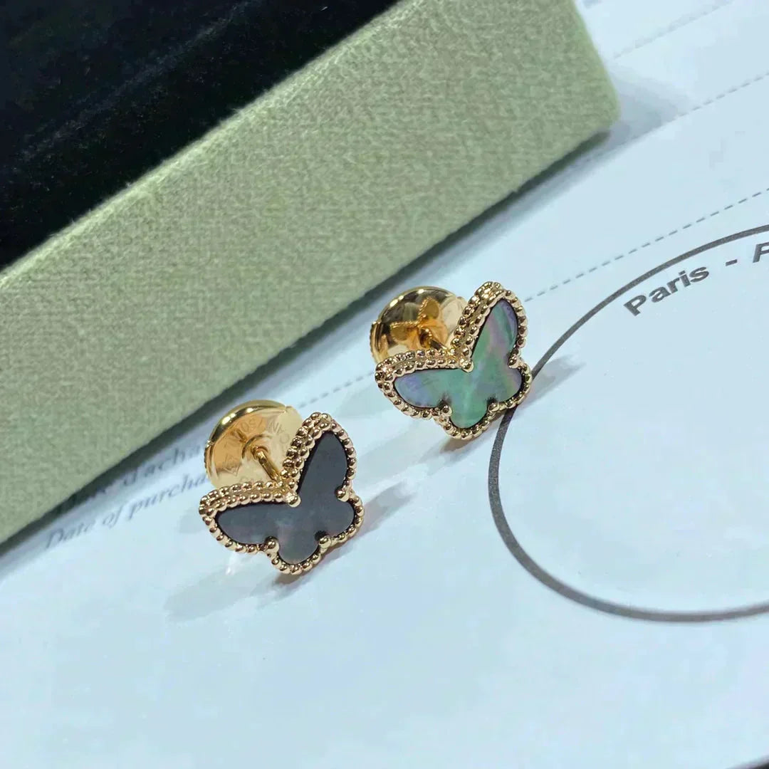 ¡®Moco¡¯BUTTERFLY DARK MOP  EARRINGS