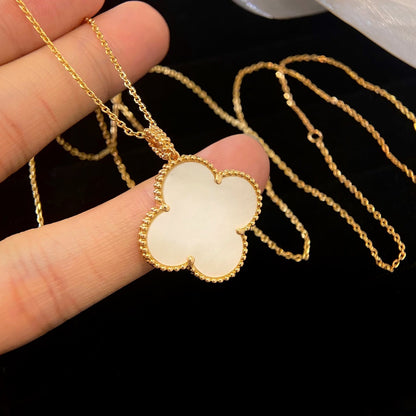 ¡®Moco¡¯CLOVER 25MM MOP LARGE PENDANT NECKLACE