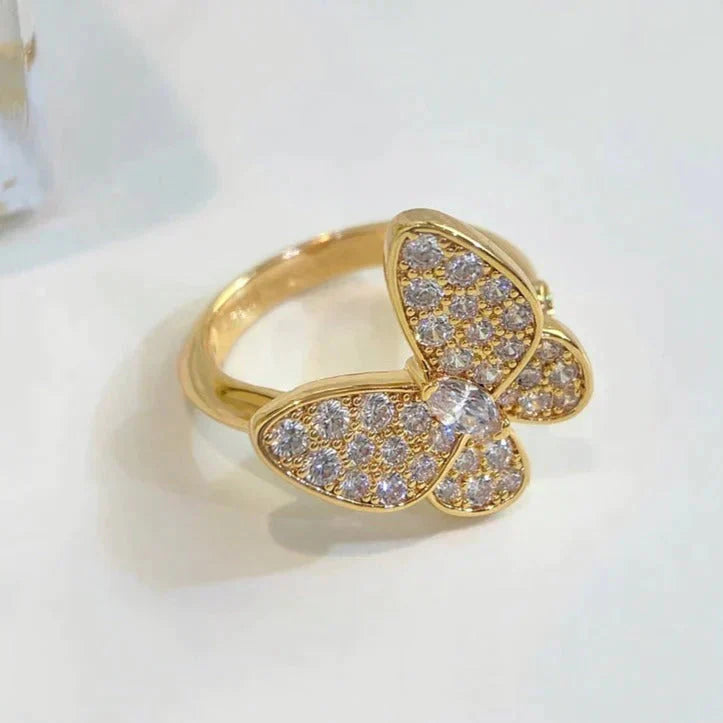 ¡®Moco¡¯BUTTERFLY DIAMOND RING