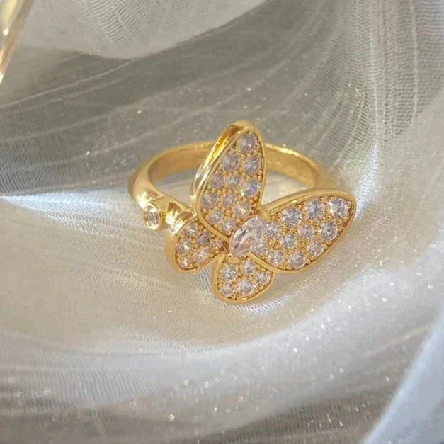 ¡®Moco¡¯BUTTERFLY DIAMOND RING