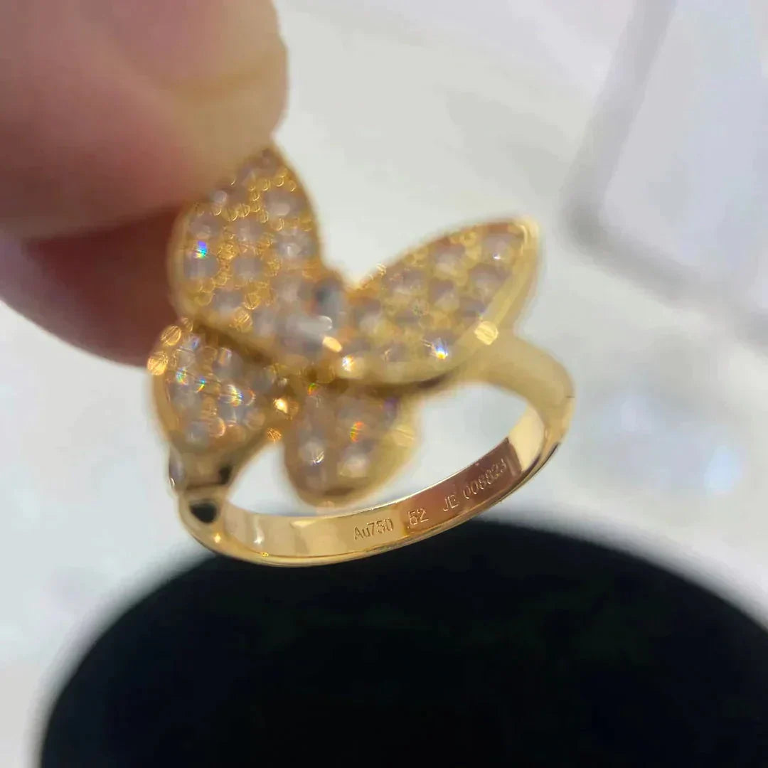 ¡®Moco¡¯BUTTERFLY DIAMOND RING