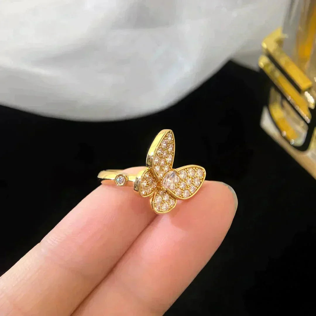 ¡®Moco¡¯BUTTERFLY DIAMOND RING