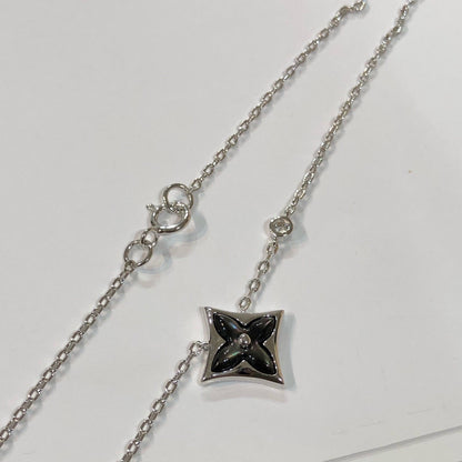 ¡®Moco¡¯STAR BLACK MOP NECKLACE
