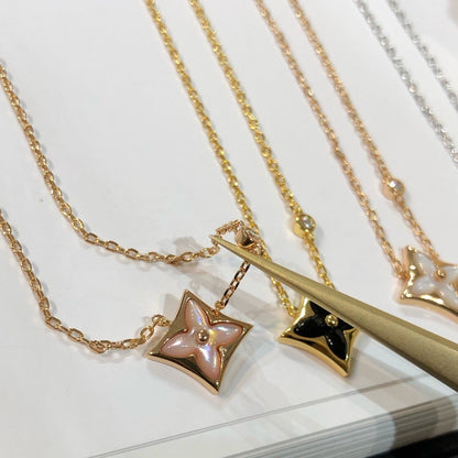 ¡®Moco¡¯STAR BLACK MOP NECKLACE