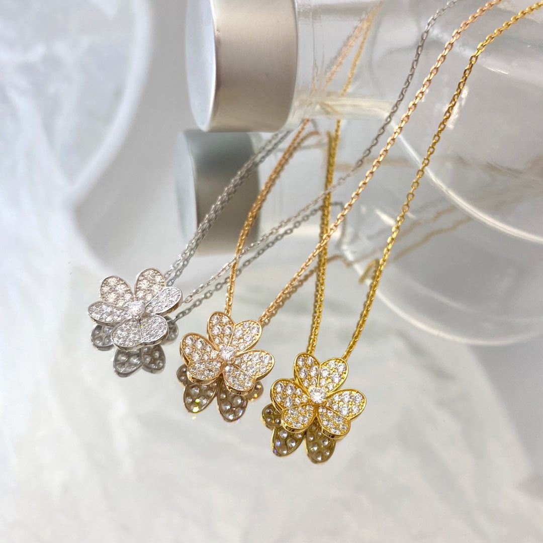 ¡®Moco¡¯FLOWER DIAMOND NECKLACE
