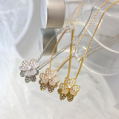 ¡®Moco¡¯FLOWER DIAMOND NECKLACE