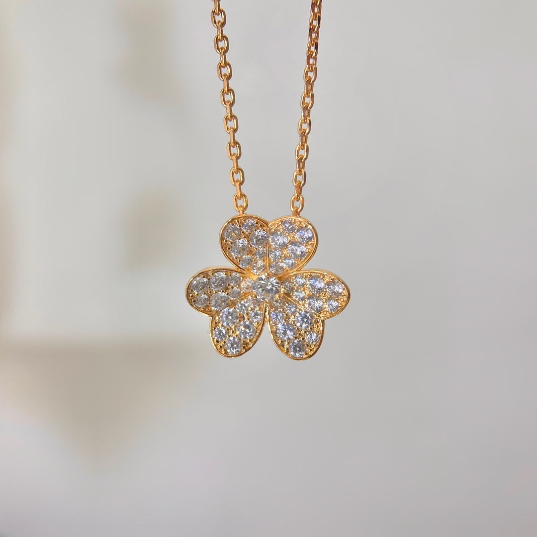 ¡®Moco¡¯FLOWER DIAMOND NECKLACE